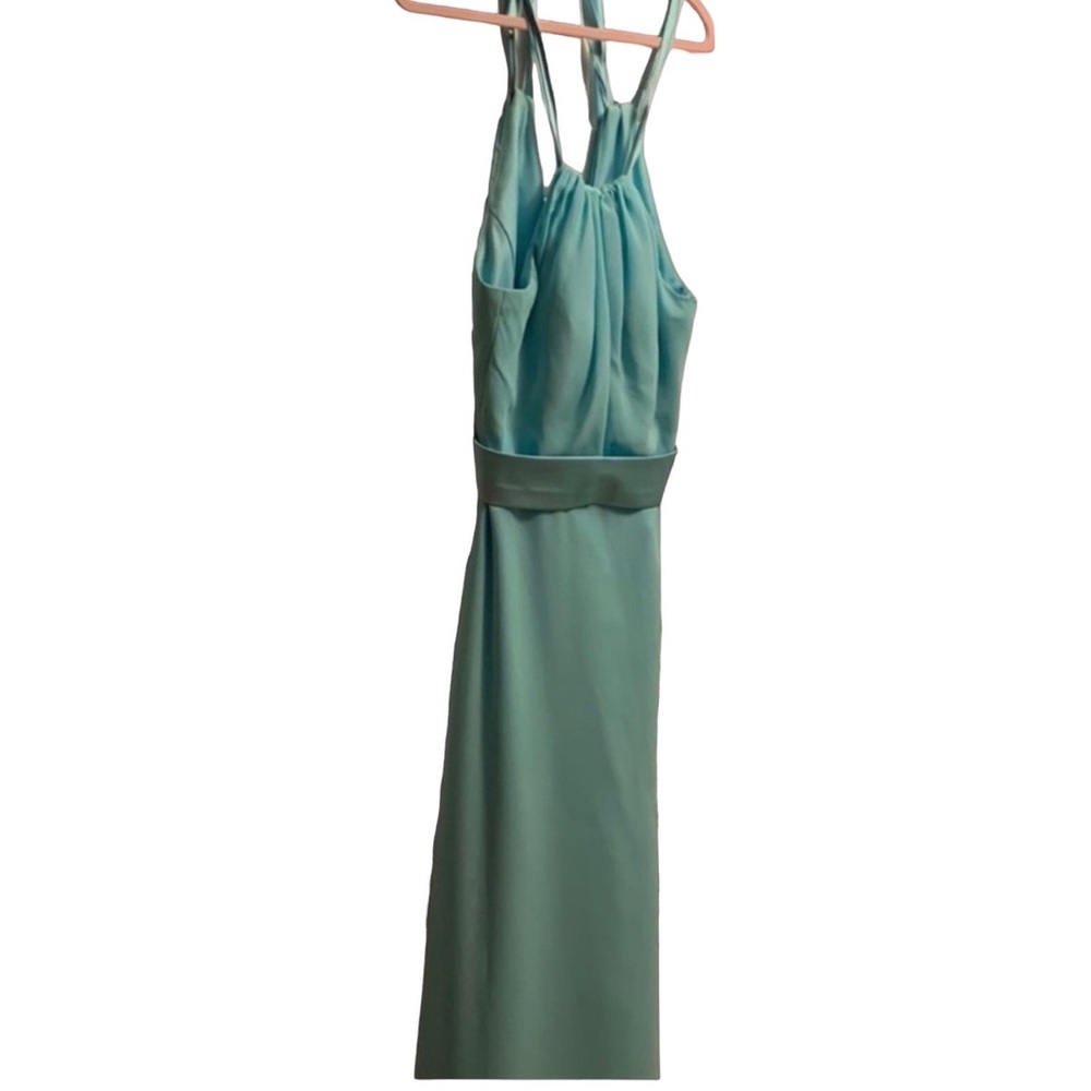 Cinderella Blue  size 4 strapless long dress